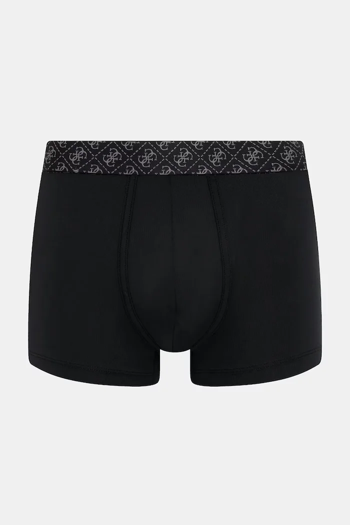 GUESS Памучни боксерки (3 чифта) в черно U5BG69 K6YW1