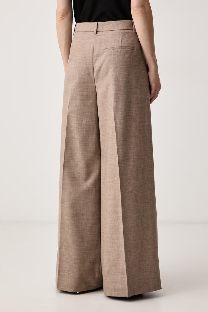 GUESS панталон дамски с вълна x LEONIE HANNE бежов W6BB40 W5204