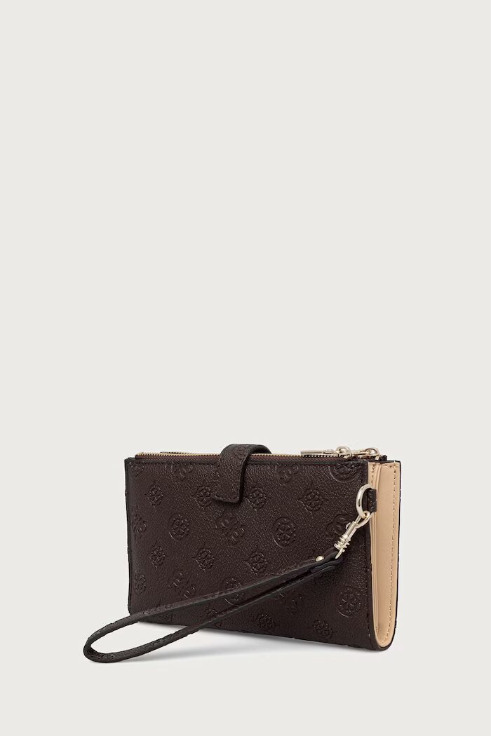 GUESS портфейл дамски BLAKE кафяв SWPD22 22157