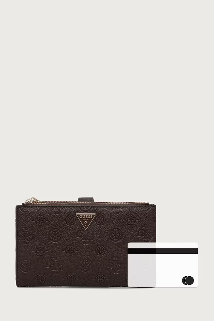 GUESS портфейл дамски BLAKE кафяв SWPD22 22157
