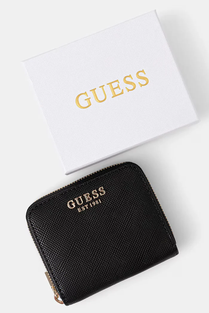 GUESS портфейл дамски LAUREL черен SWZG74 59137