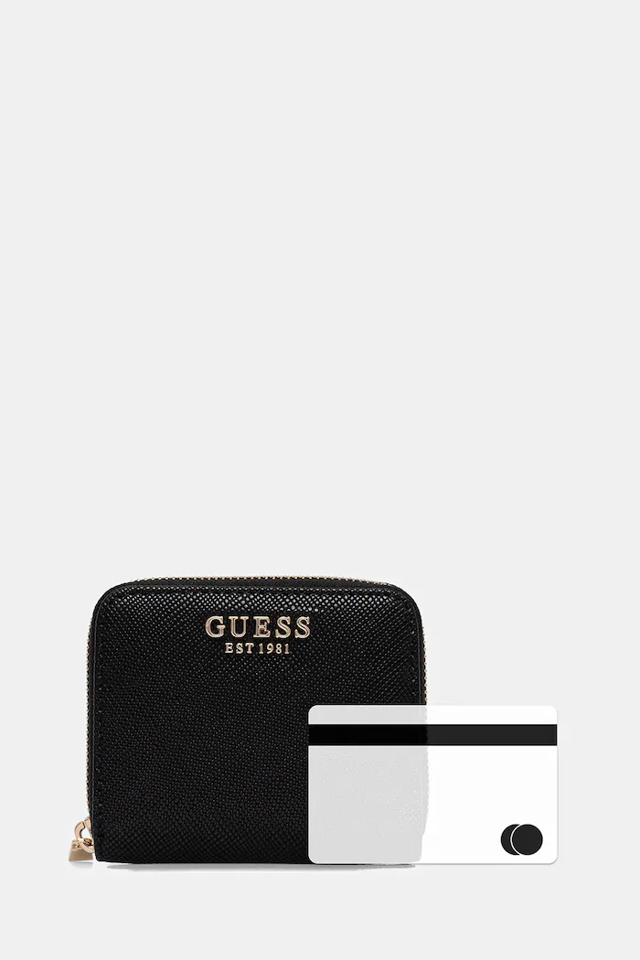 GUESS портфейл дамски LAUREL черен SWZG74 59137