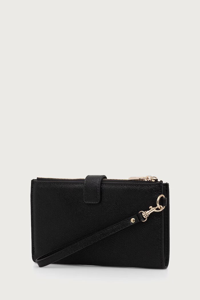 GUESS портфейл дамски от имитация на кожа AMORETTE черен SWBG78 98157