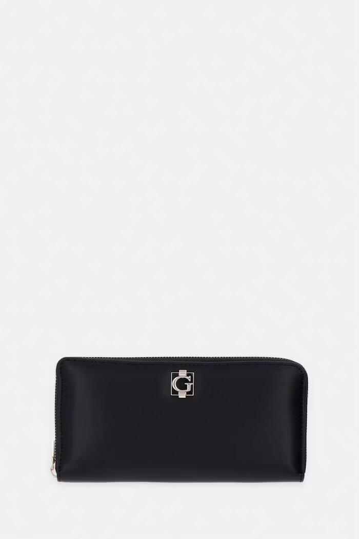 GUESS портфейл дамски от имитация на кожа AUDREY черен SWVG97 34146