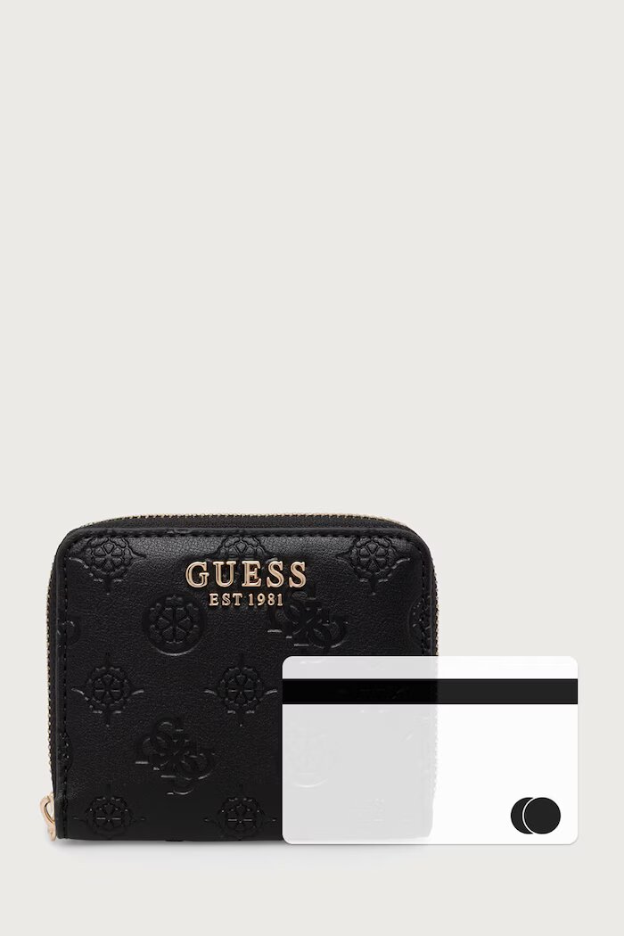 GUESS портфейл дамски от имитация на кожа CARMELLA черен SWPD22 25137