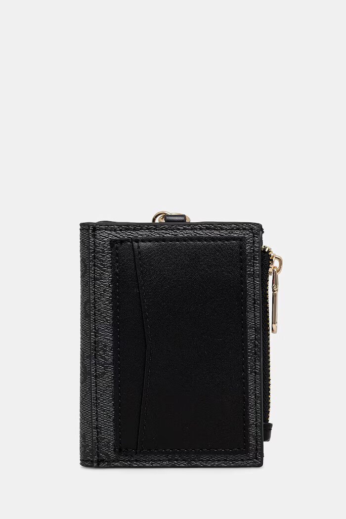 GUESS Портфейл дамски от имитация на кожа черен RW7562 P6201