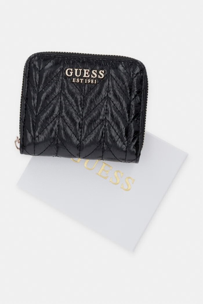 GUESS портфейл дамски от имитация на кожа CHERYL черен SWTQ97 20137