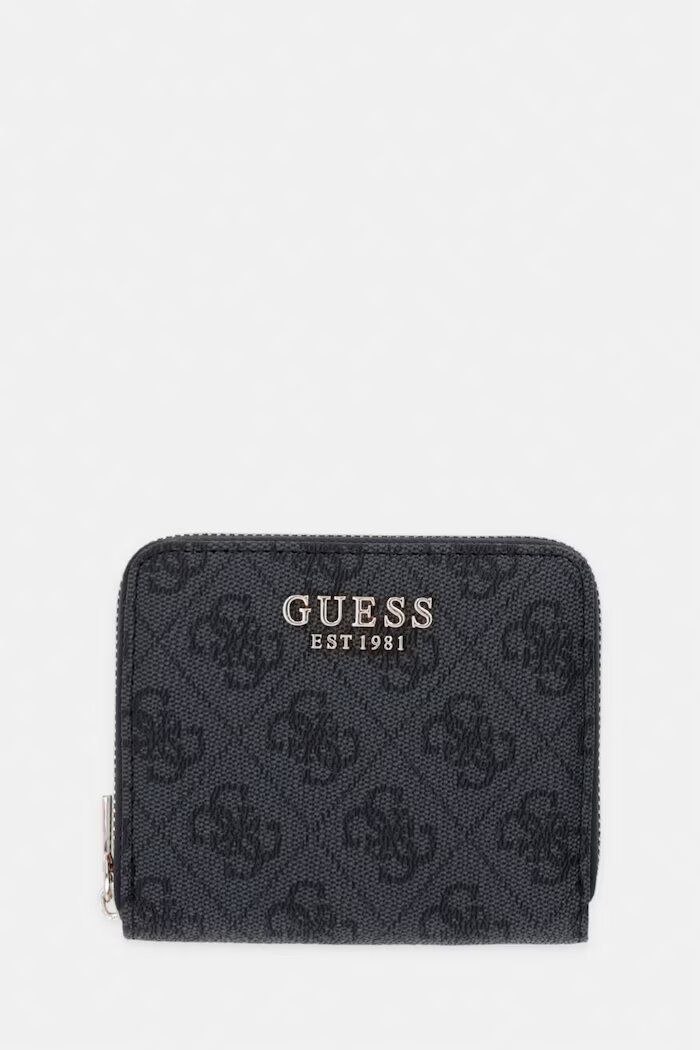 GUESS портфейл дамски от имитация на кожа COLEEN сив SWSG97 56137