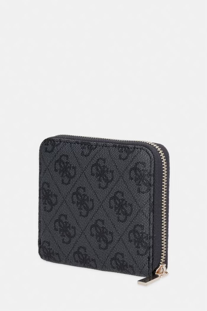 GUESS портфейл дамски от имитация на кожа COLEEN сив SWSG97 56137