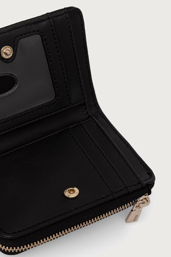 GUESS портфейл дамски от имитация на кожа JULIET черен SWQG24 56156