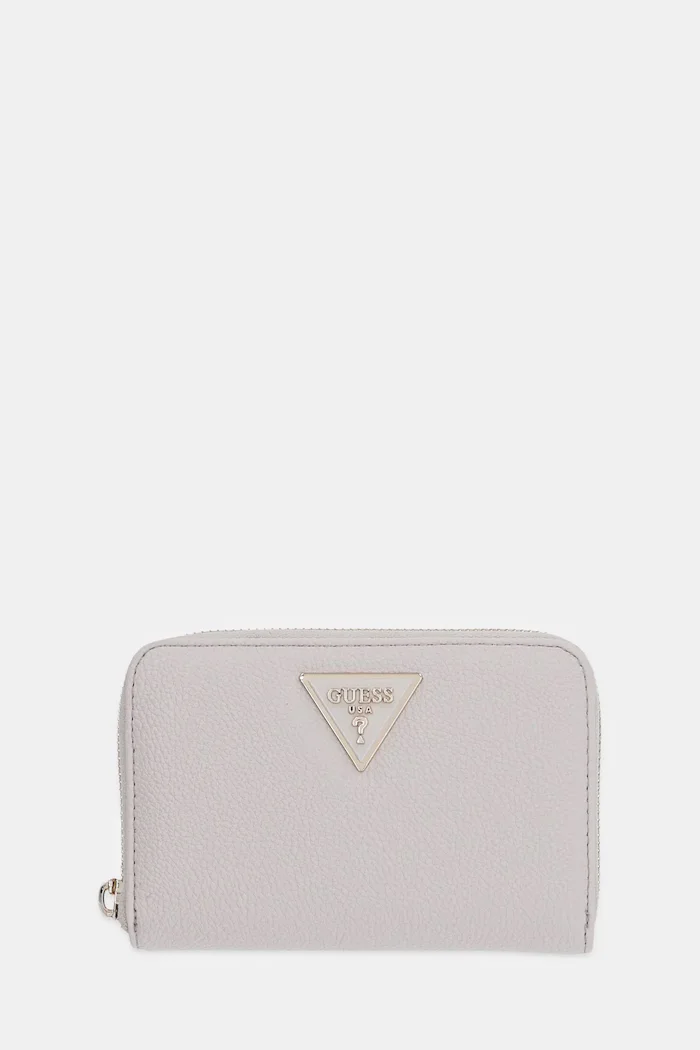 GUESS портфейл дамски от имитация на кожа LAUREL бежов SWBG74 59140