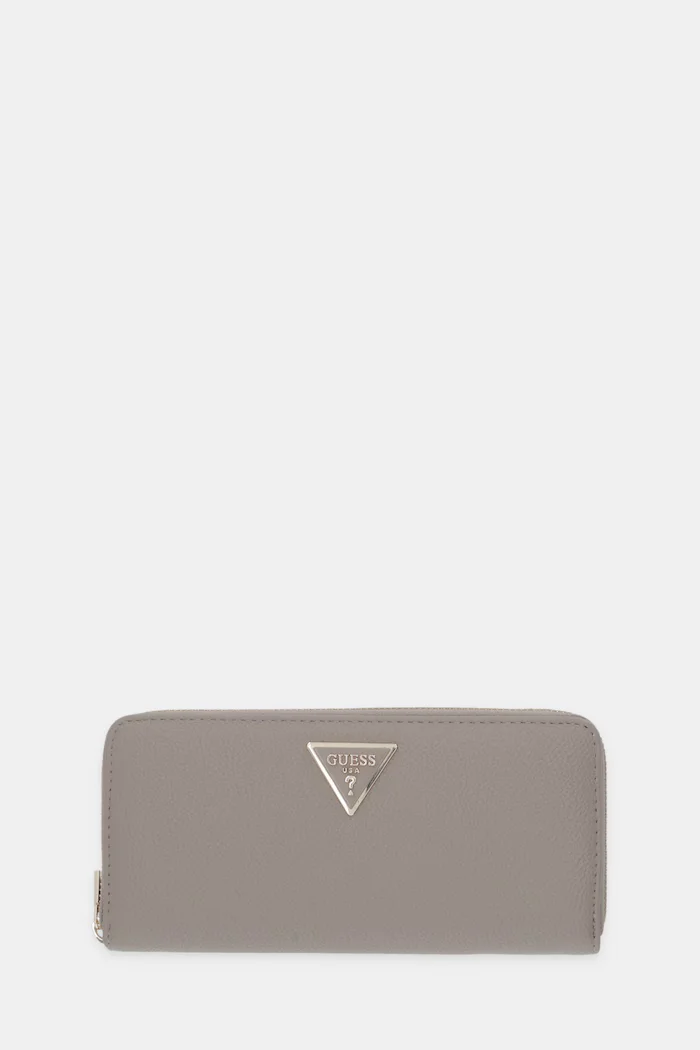 GUESS портфейл дамски от имитация на кожа LAUREL бежов SWBG74 59146