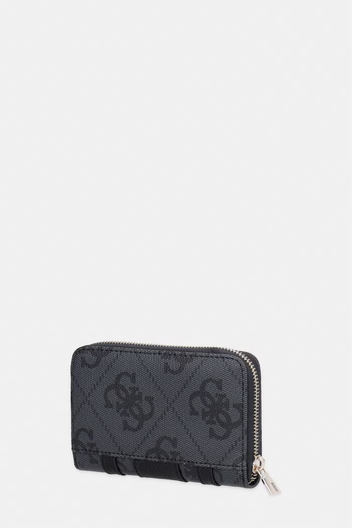 GUESS портфейл дамски от имитация на кожа LAUREL сив SWSS74 59140