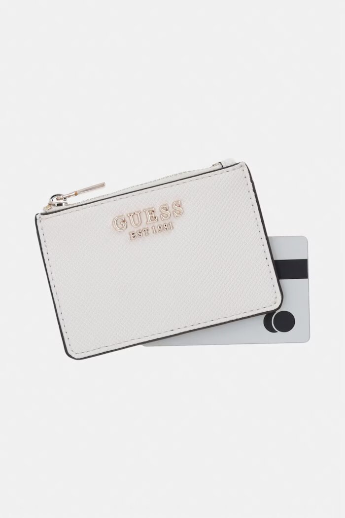 GUESS портфейл дамски от имитация на кожа PATSIE бял SWZG99 19505