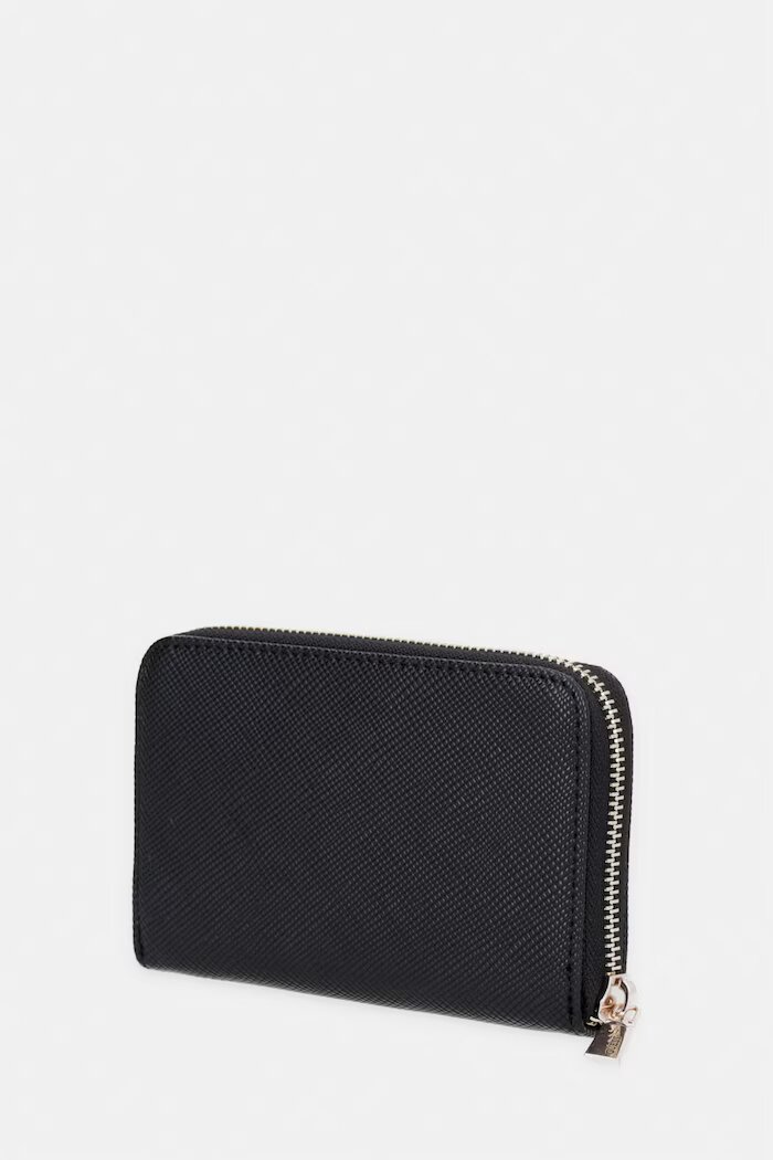 GUESS портфейл дамски от имитация на кожа PATSIE черен SWZG99 19140