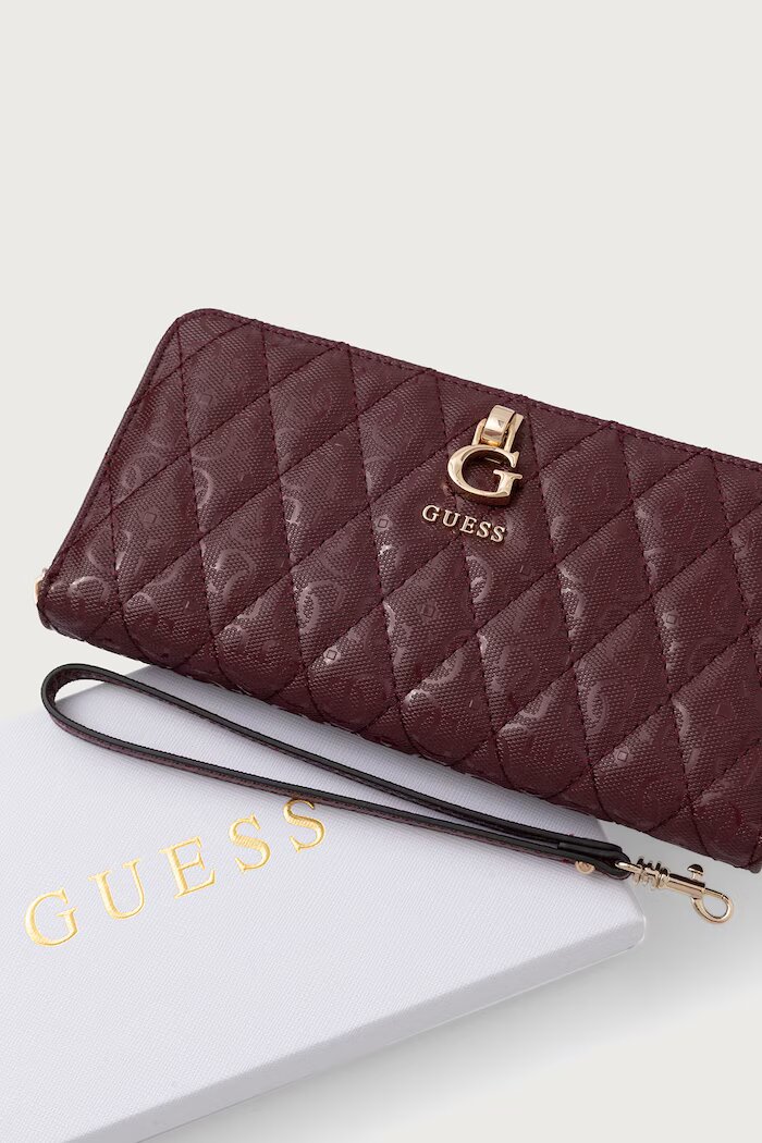 GUESS портфейл дамски от имитация на кожа TAMARA бордо SWGG23 23146