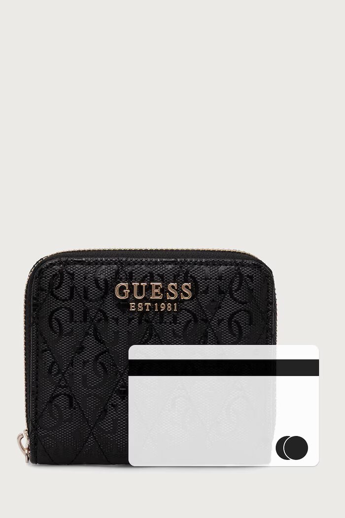 GUESS портфейл дамски от имитация на кожа TAMARA черен SWGG23 23137