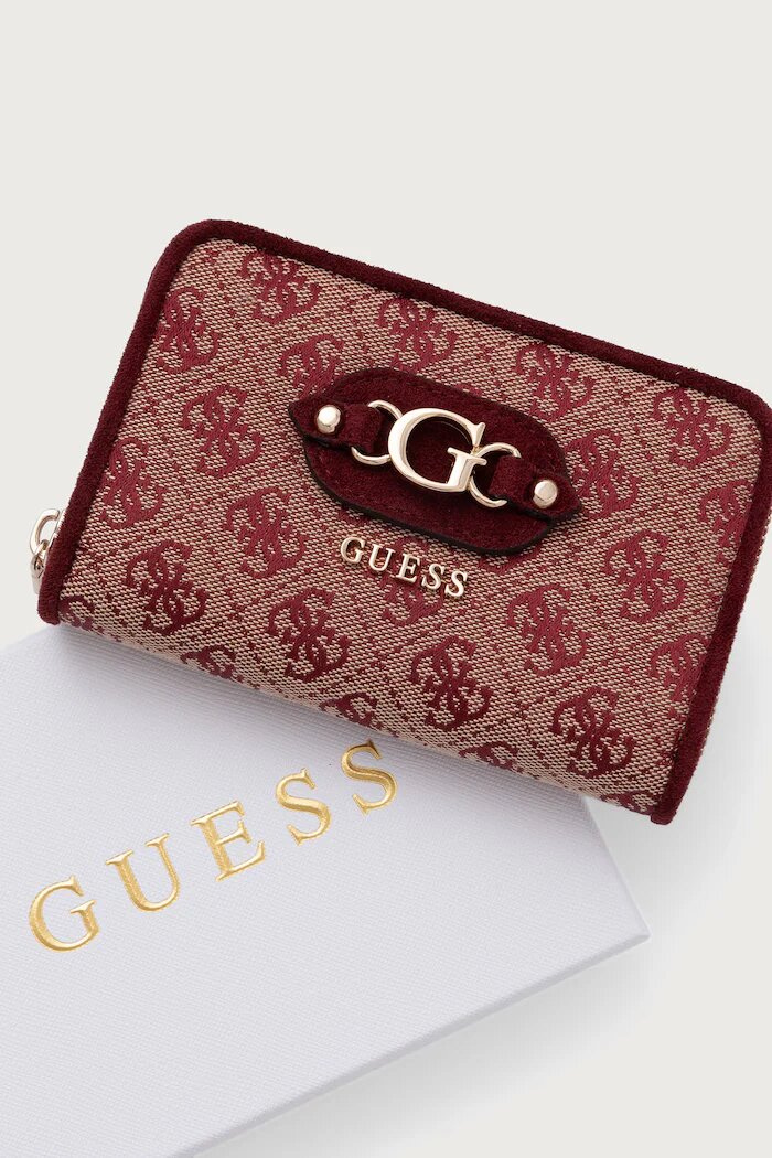 GUESS портфейл дамски SAMANTHA бордо SWJG23 13140