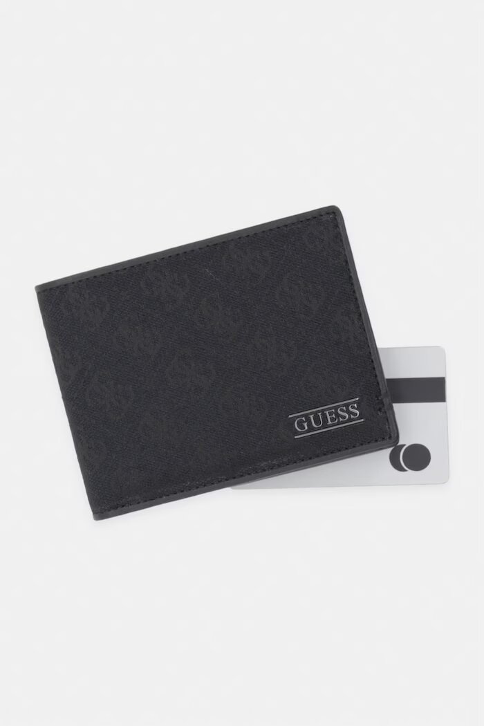 GUESS портфейл мъжки BOSTON черен SMBOLJ LEA20