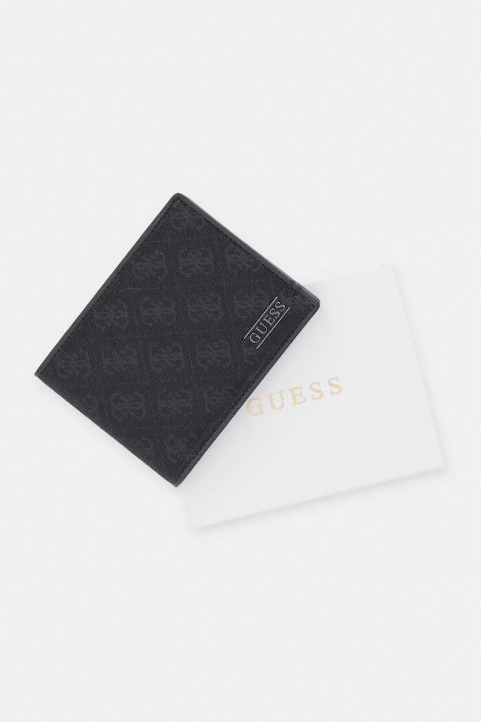 GUESS портфейл мъжки BOSTON черен SMBOLJ LEA20