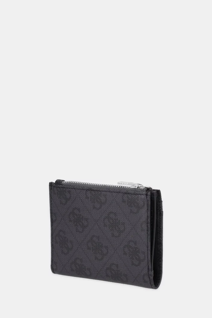 GUESS портфейл мъжки от кожа MILANO черен SMMALO LEA03