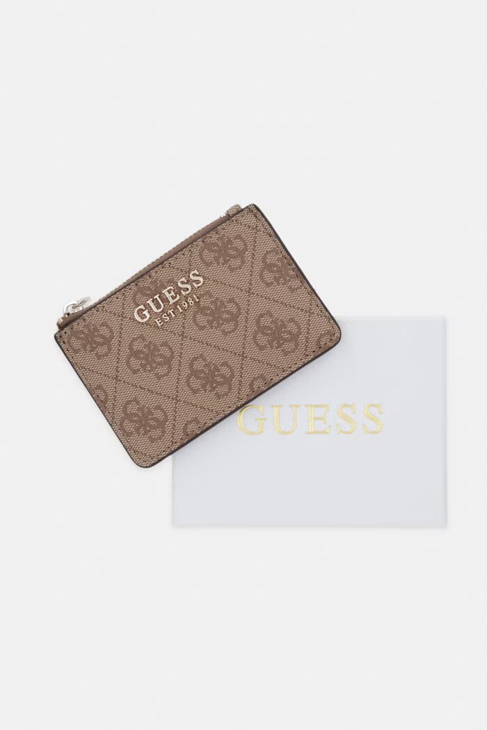GUESS Портмоне LAUREL в бежово SWSG74 59505