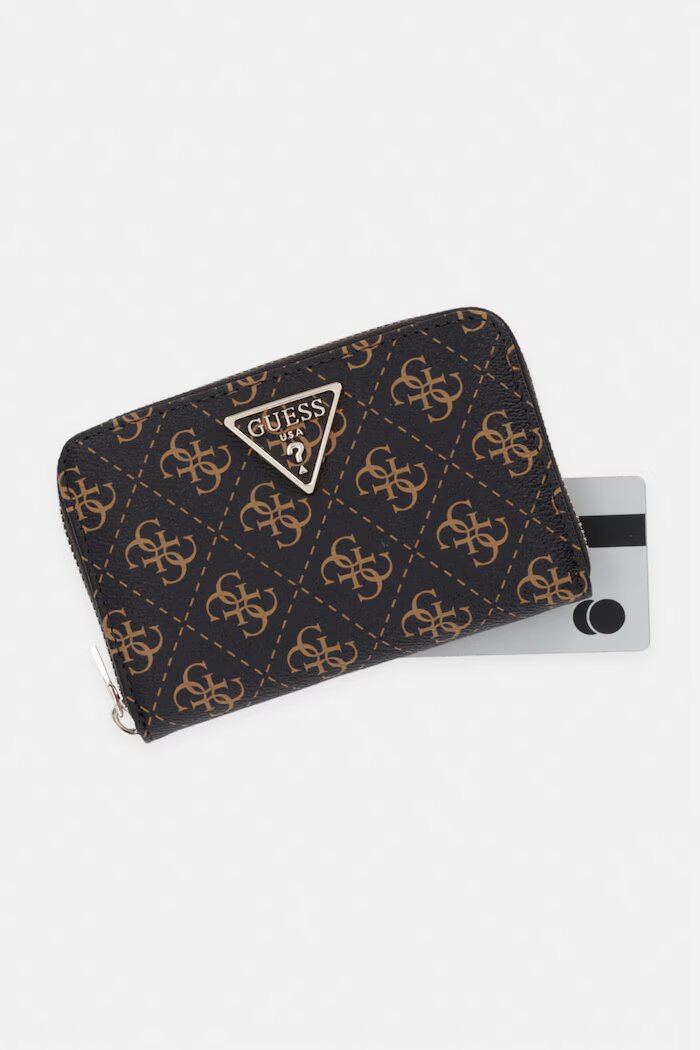 GUESS Портмоне LAUREL в кафяво SWQL74 59140