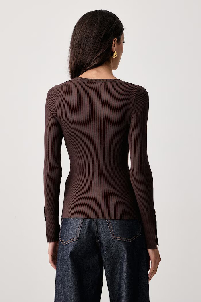 GUESS пуловер дамски с вискоза ELLIE кафяв W6YR10 Z0949
