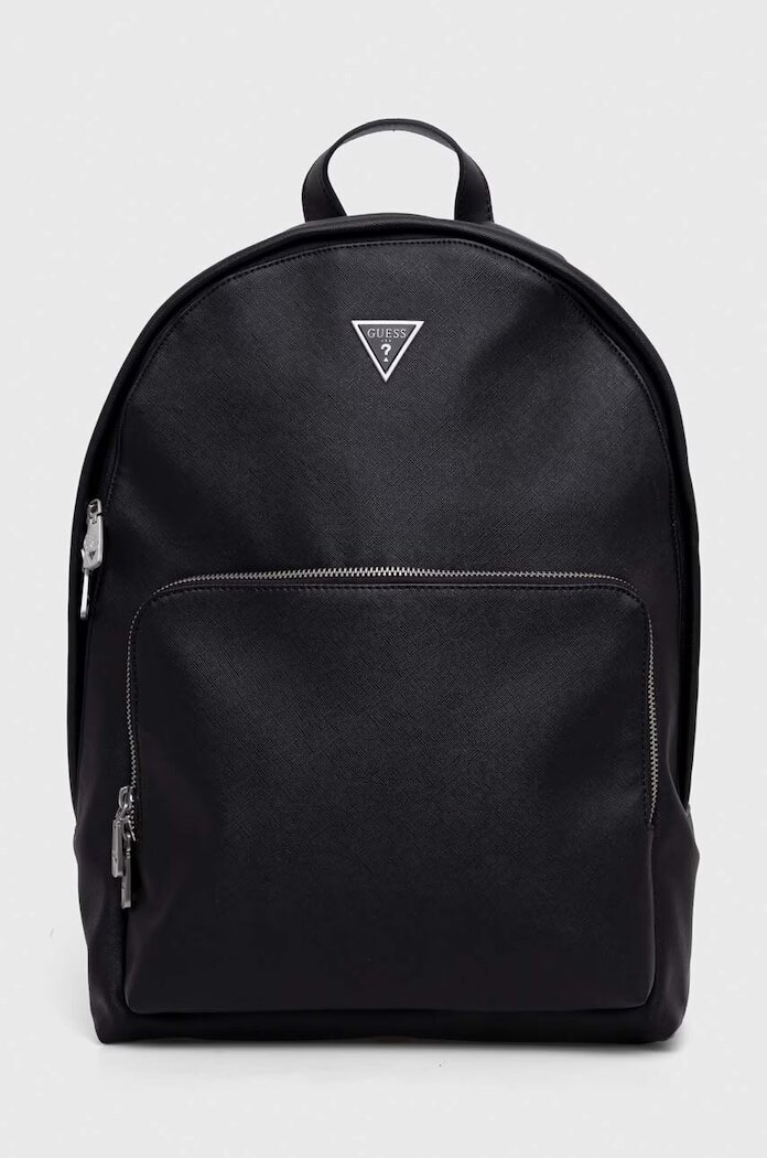 GUESS Раница CERTOSA в черно голям размер с изчистен дизайн HMECSA P3406