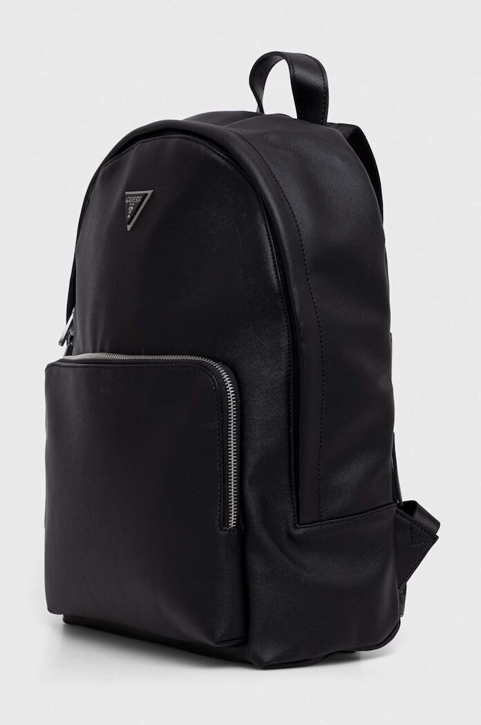 GUESS Раница CERTOSA в черно голям размер с изчистен дизайн HMECSA P3406