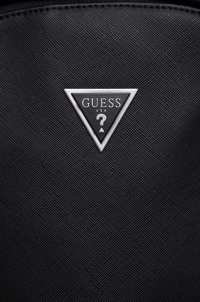 GUESS Раница CERTOSA в черно голям размер с изчистен дизайн HMECSA P3406