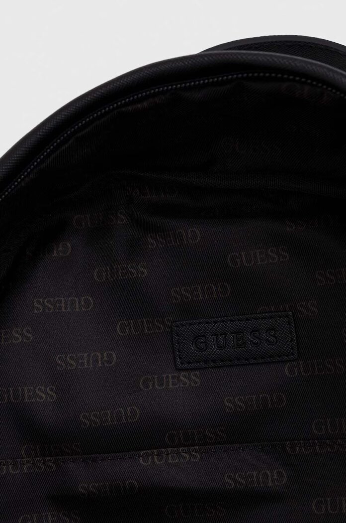 GUESS Раница CERTOSA в черно голям размер с изчистен дизайн HMECSA P3406