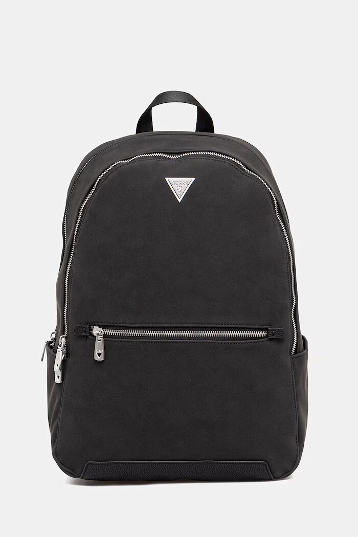 GUESS Раница TORINO в черно голям размер с изчистен дизайн HMTONK P6111