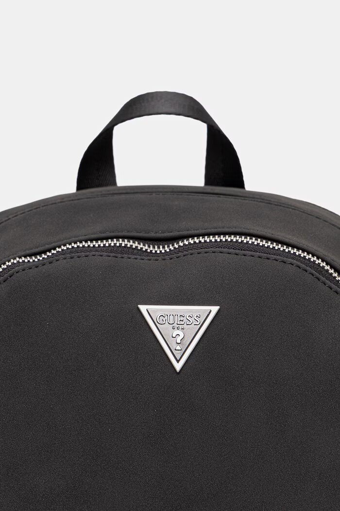 GUESS Раница TORINO в черно голям размер с изчистен дизайн HMTONK P6111