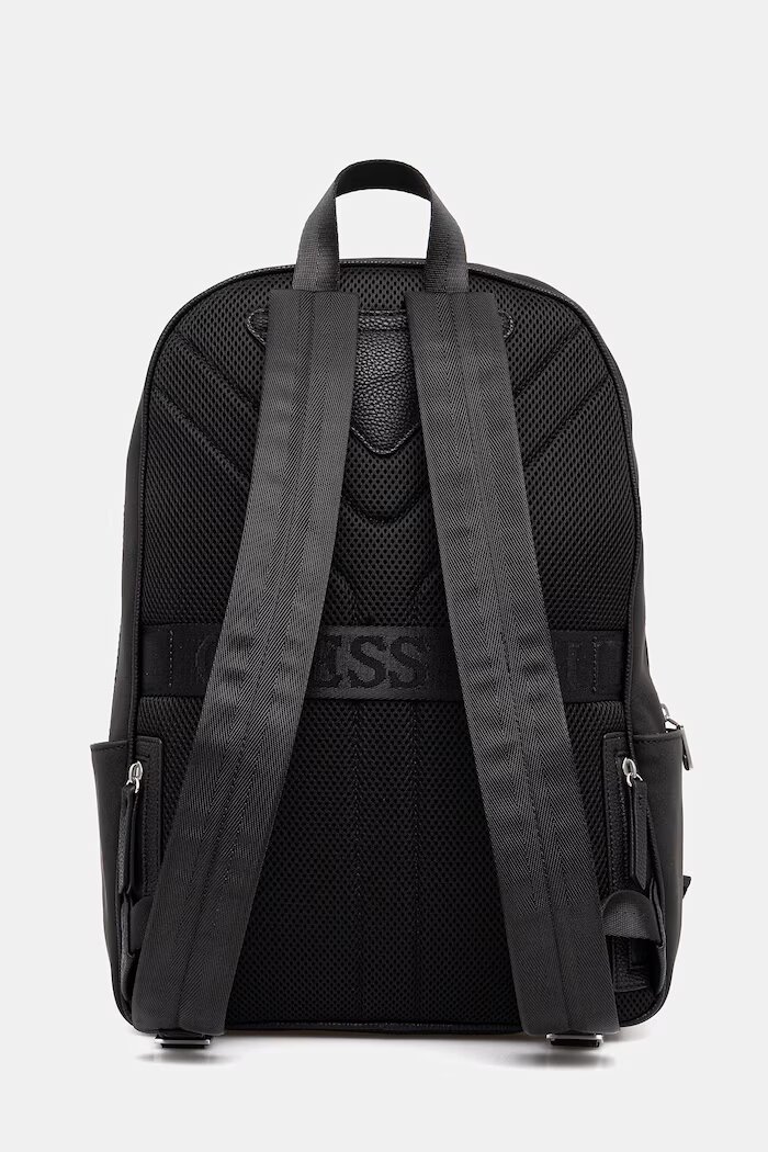 GUESS Раница TORINO в черно голям размер с изчистен дизайн HMTONK P6111