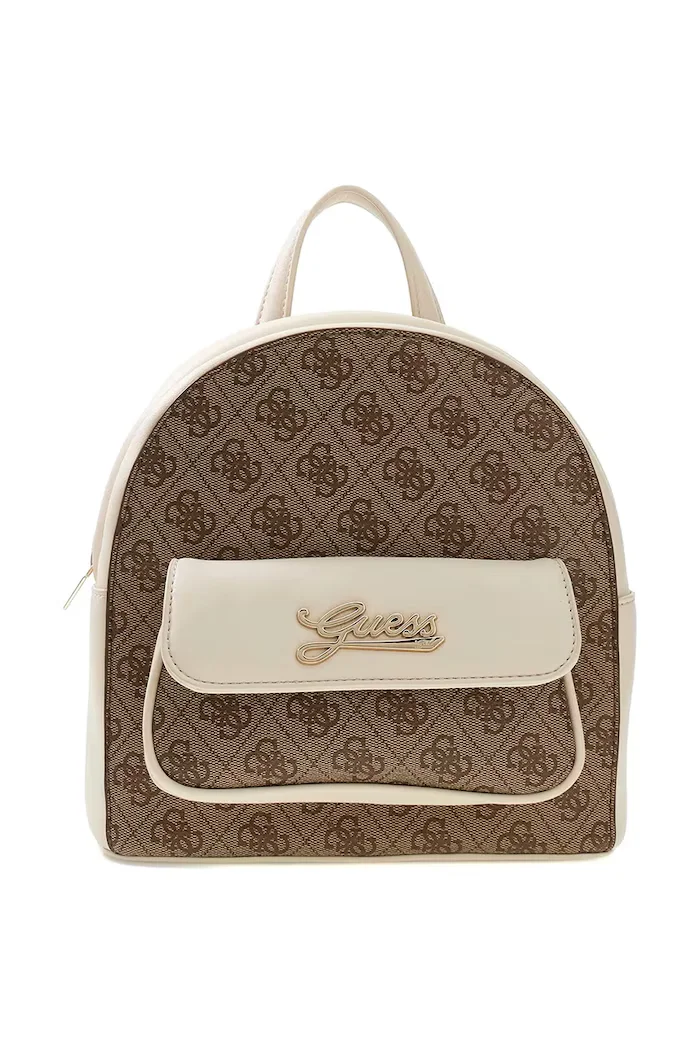 GUESS раница за деца от имитация на кожа бежова J6YZ03 W2508
