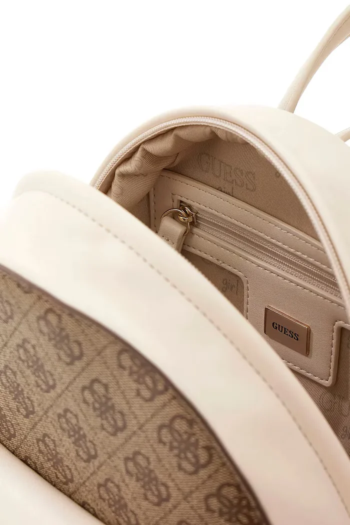 GUESS раница за деца от имитация на кожа бежова J6YZ03 W2508