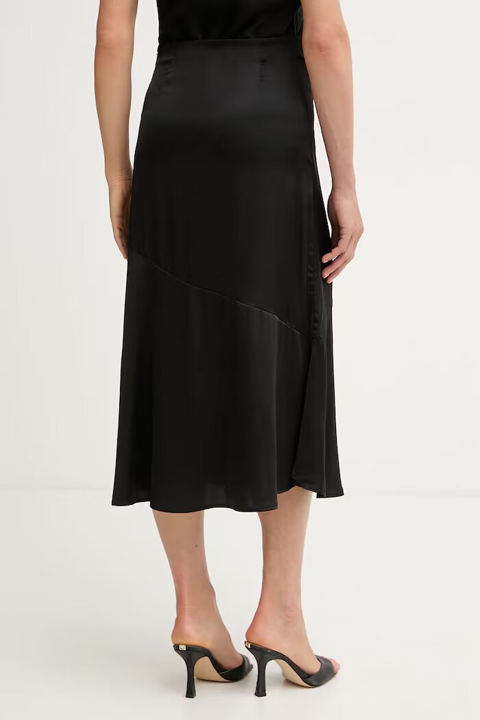 GUESS разкроена пола LUCREZIA черна W6YD15 W2941
