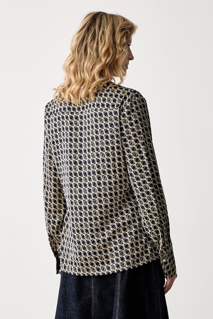 GUESS риза дамска NEW CONCETTA черна с монограм W6YH23 W2946