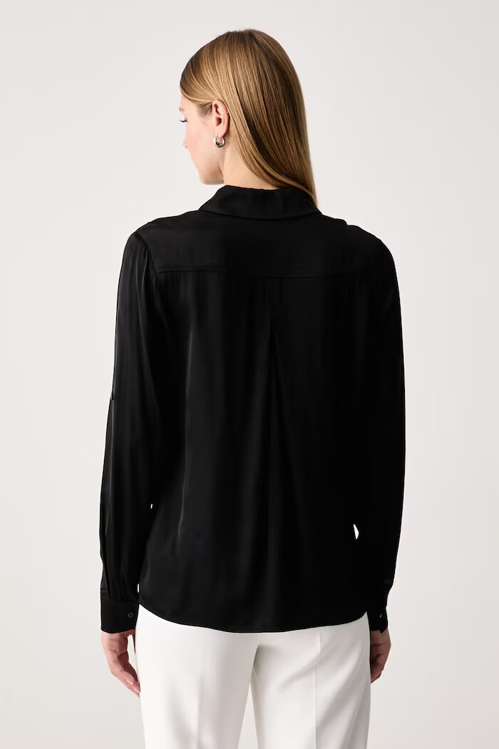 GUESS риза дамска от вискоза ANNAMARIA черна W6BH55 W4295