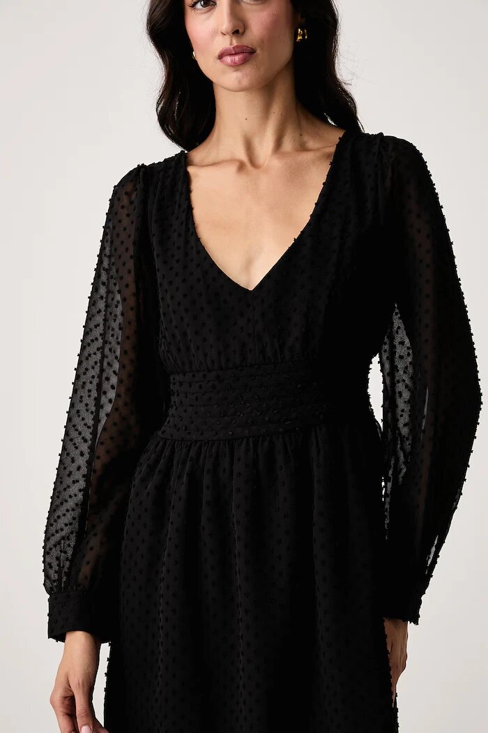 GUESS рокля GINEVRA черна с изчистена шарка W6YK23 W2935