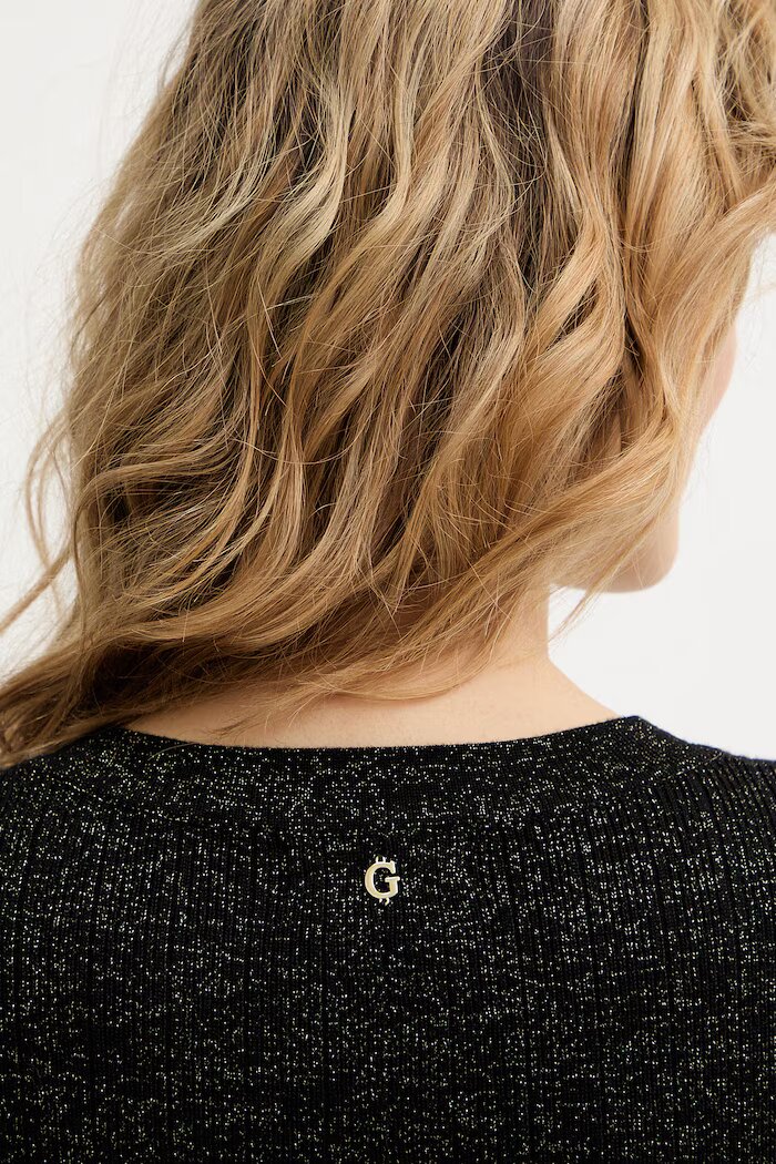 GUESS Рокля JELENE в черно къса разкроена W6RK02 Z3700