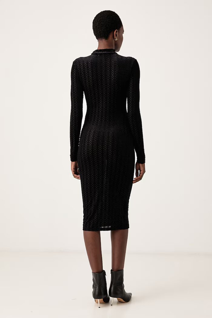 GUESS рокля MARGARET черна с монограм O6BK04 K5046