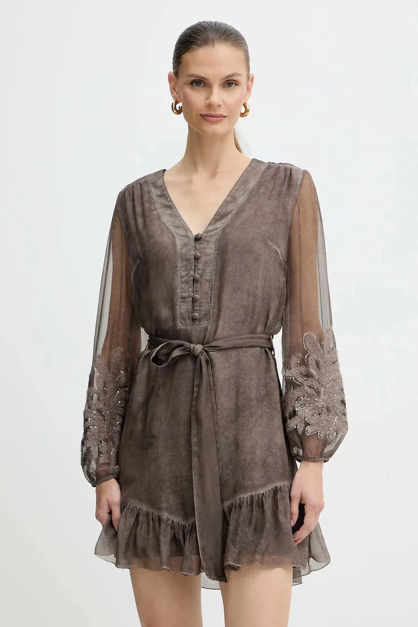 GUESS Рокля с коприна CAMILLA