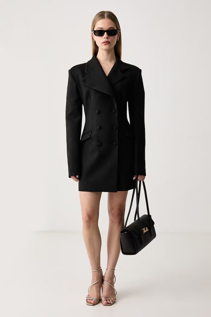 GUESS рокля x LEONIE HANNE черна W6BK92 W5208