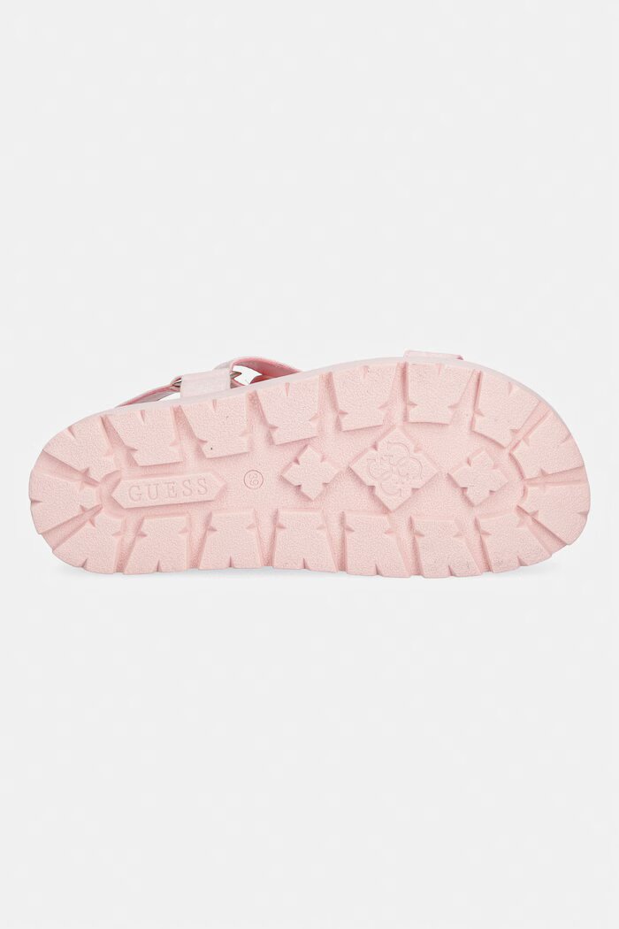 GUESS сандали с платформа дамски FETTA розови FLJFTT DEN03