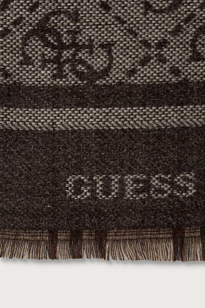 GUESS шал с вискоза MILANO кафяв AM9670 POL03