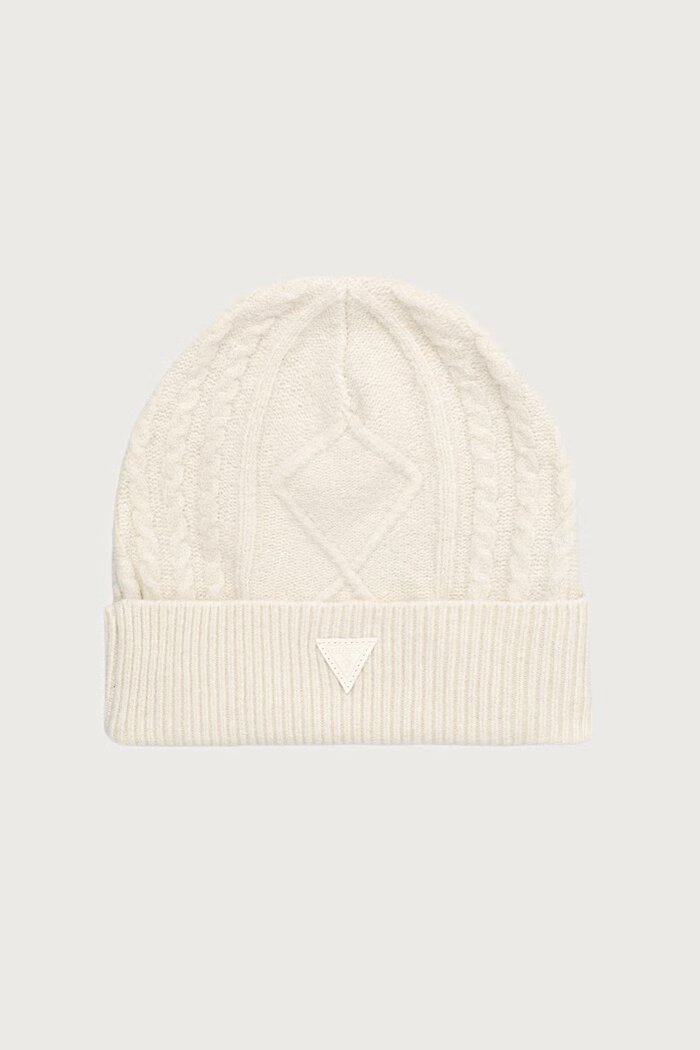 GUESS шапка beanie мъжка от вълнена материя бежова M6BZ23 Z1688
