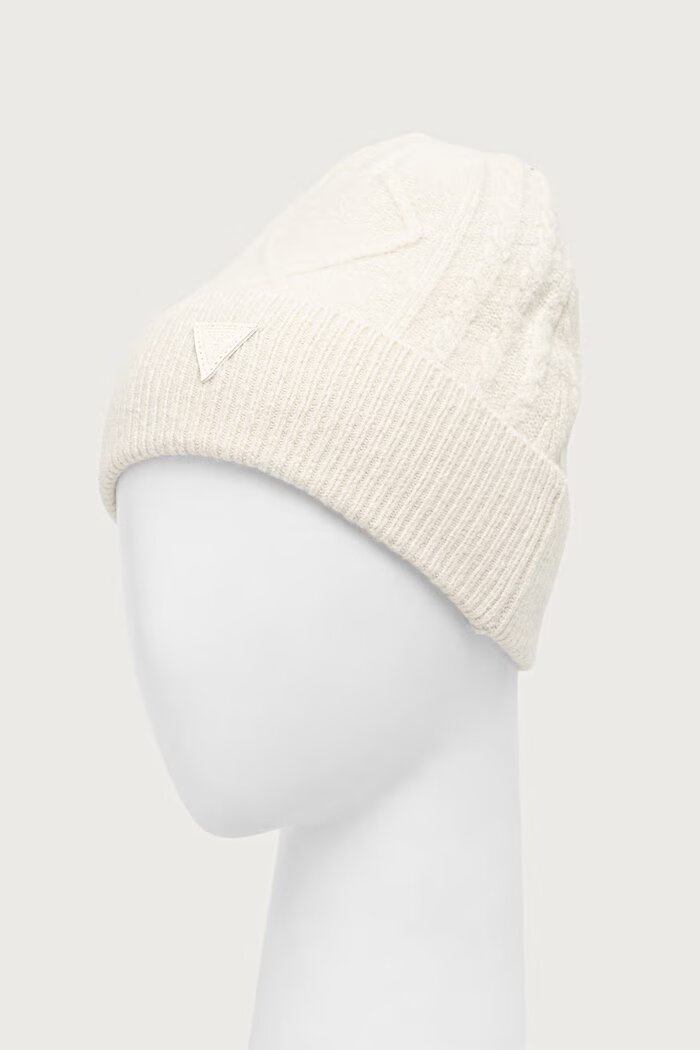 GUESS шапка beanie мъжка от вълнена материя бежова M6BZ23 Z1688