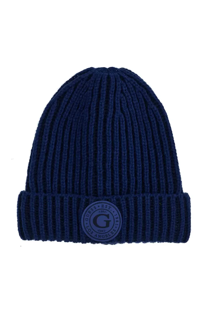 GUESS шапка beanie за бебе тъмносиня H6BZ02 Z1555
